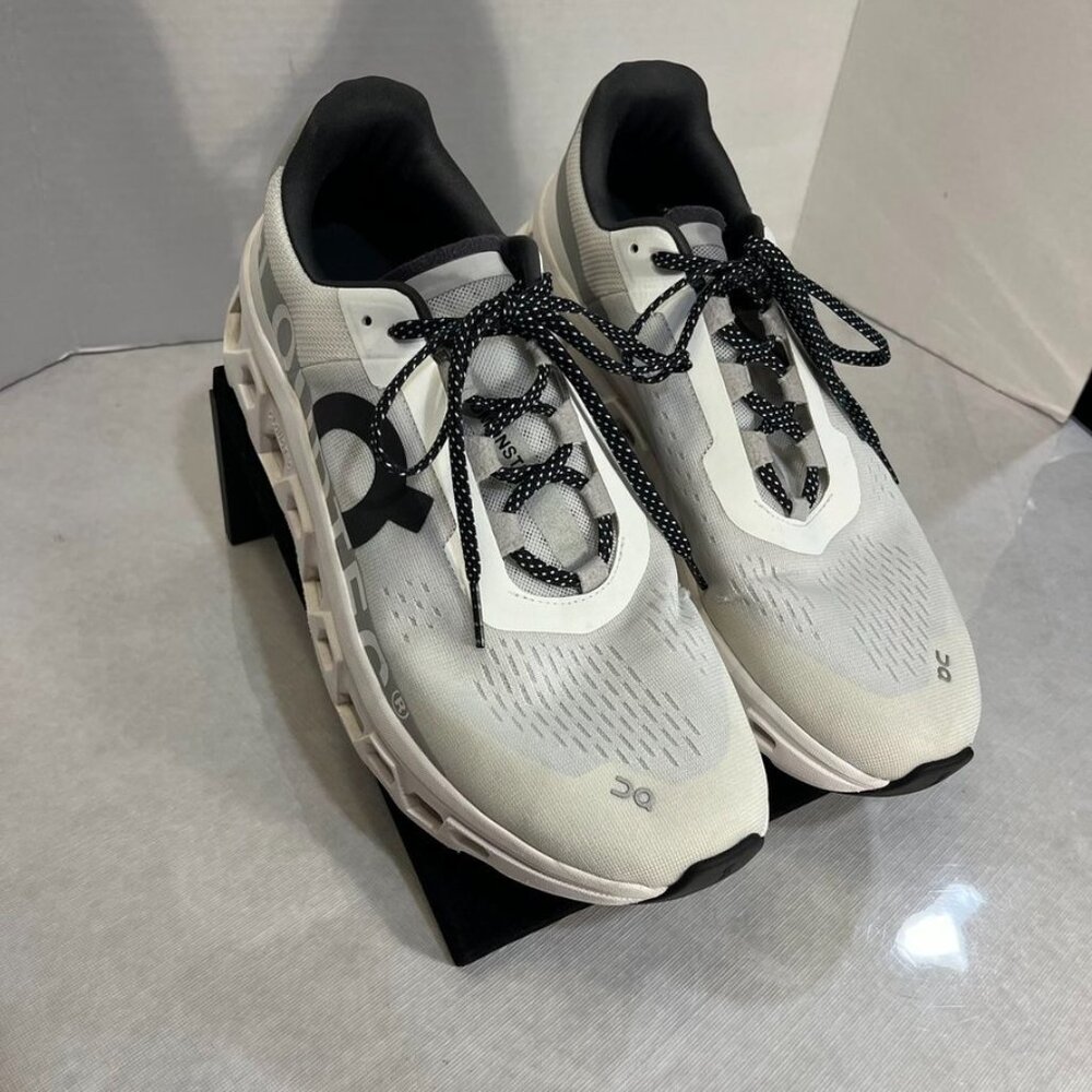 On Running Cloudmonster Running Shoes Gray White Men’s US 11 - Picture 3 of 15